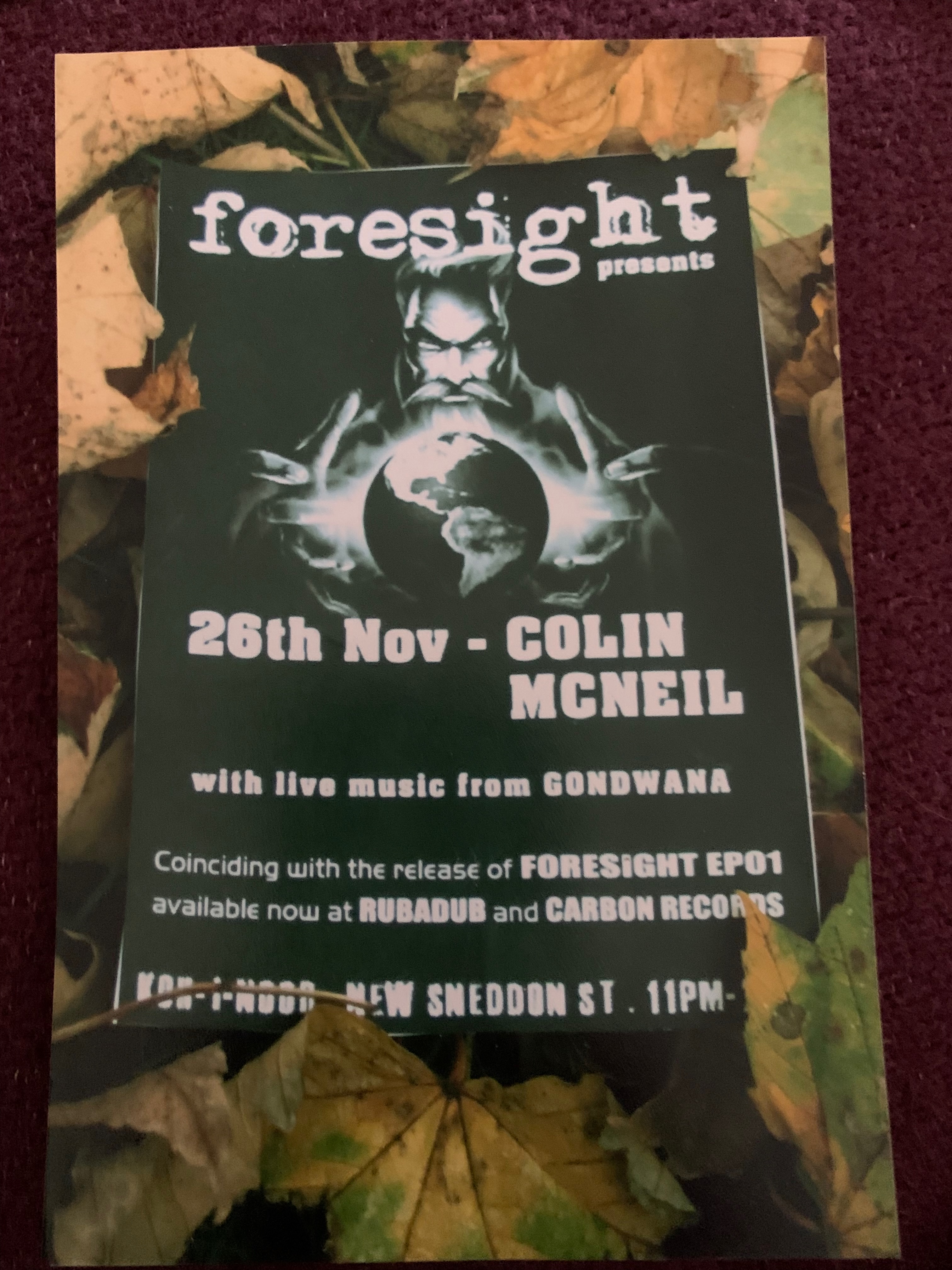 Foresight presents Colin McNeil + Gondwana with EP01 Release