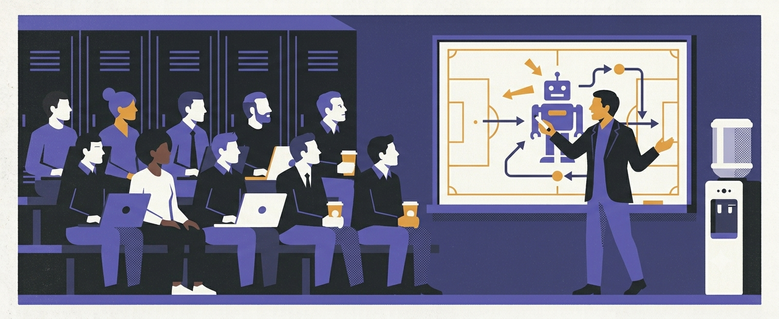 AI Week, four times: nearly forty people, one room, one library